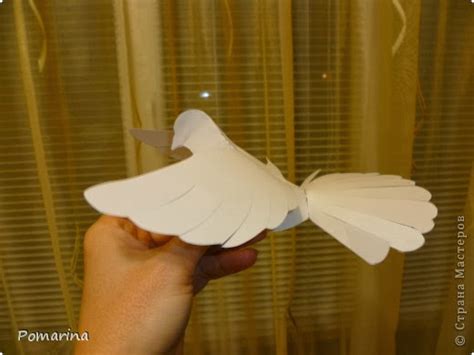 Diy Paper Dove The Idea King