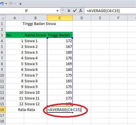 Excel Dan Rumus Microsoft Excel Rumus Mencari Rata Rata Dalam Excel