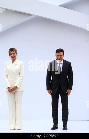 Olena Zelenska épouse du président ukrainien Volodymyr Zelensky a