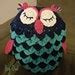 Owl Pillow Crochet Pattern, Owl Pillow, Owl Pillow Pattern, Owl Crochet ...