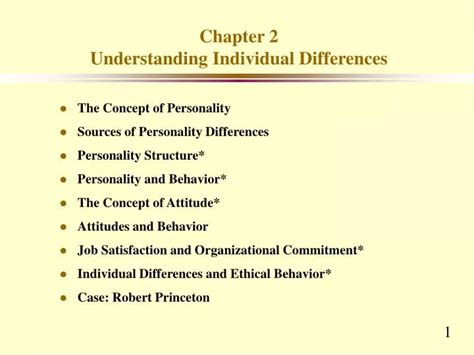 Ppt Chapter Understanding Individual Differences Powerpoint