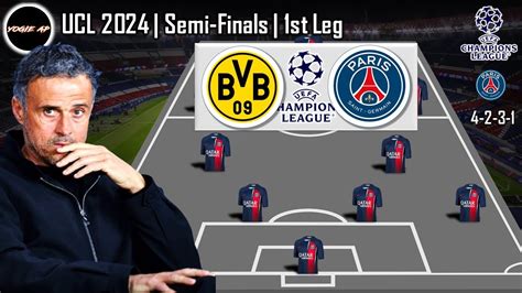 Dortmund Vs Psg Paris Saint Germain Prediction Lineups Champions