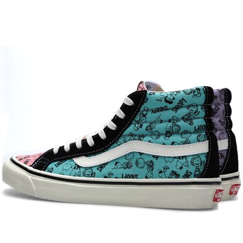 Vans Vault OG Sk8 Hi LX Snoopy The Gang Black END AU