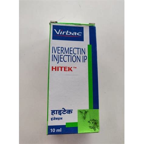 Hitek Ivermectin Injection IP At 139 8 Vial In Nagpur ID 26335390597