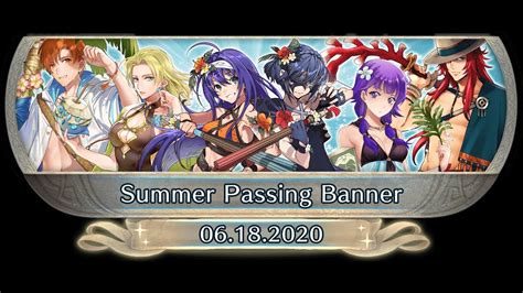 Fire Emblem Heroes Summons On The New Special Hero Banner Summer Passing Youtube