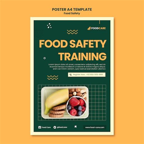 Free Psd Food Safety Social Media Post Design Template