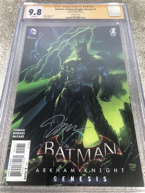 Batman Arkham Knight Genesis 1 Cgc Ss 98 Jim Lee Variant Cover 1015