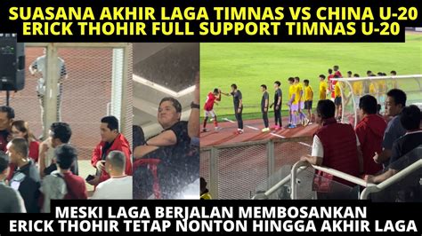 Erick Thohir Full Support Timnas U Begini Cara Erick Hargai