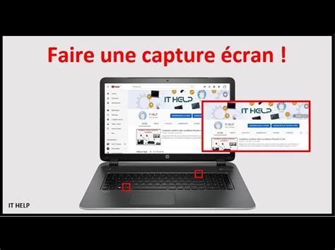 Comment Faire Une Capture Decran Hp