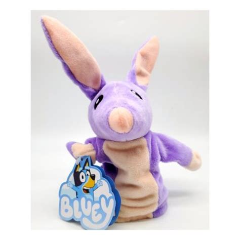 Bluey Friends BOB BILBY Stuffed Plush Hand Purple Puppet New | #4628603316