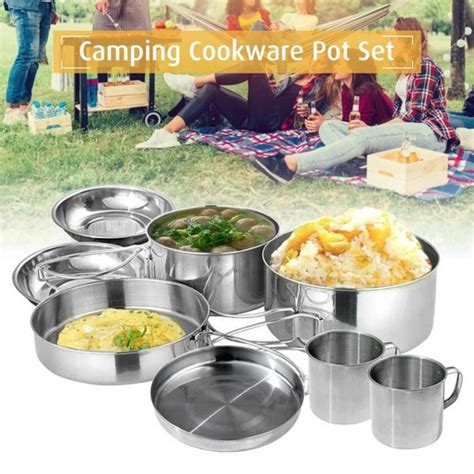 Jual Cooking Set Camel Cw Alat Masak Outdoor Stainless Di Lapak