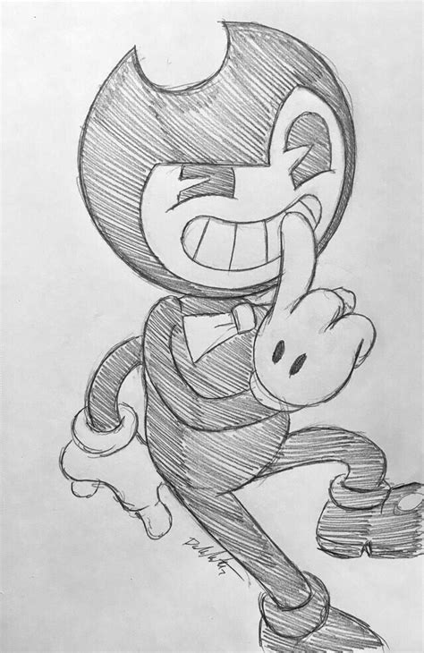 Pin By Cats 🐱🐱🐱 On Draw Sketch Bendy And The Ink Machine Sketches