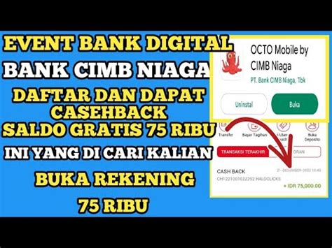 EVENT OCTO MOBILE EVENT BANK DIGITAL CIMB NIAGA BUKA REKENING DAPAT