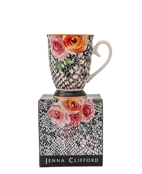 Jenna Clifford Rose Coffee Mug Peach The Culinarium