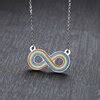 Infinity Rainbow Pride Pendant Necklace Queerks