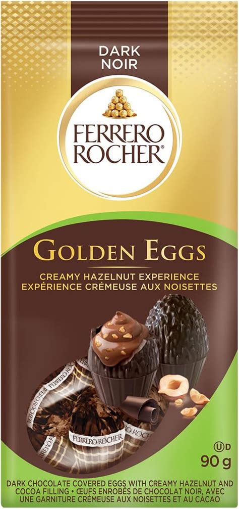 Ferrero Rocher Golden Eggs Dark Chocolate Covered Eggs With Creamy