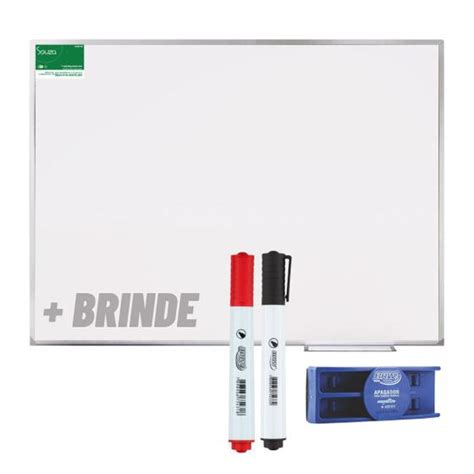 Quadro Branco Lousa Moldura De Aluminio 70x50 Souza Quadro Branco