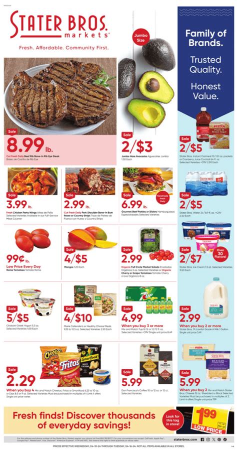 Stater Bros Weekly Ad Apr Apr