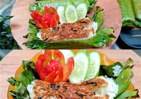 Resep Nasi Bakar Tongkol Suwir Oleh Pawon Ry Cookpad