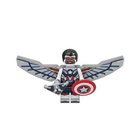 A Lego Captain America Figure With Wings