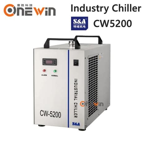 S A CW5200 Industry Water Chiller For Laser Engraving Machine Cooling