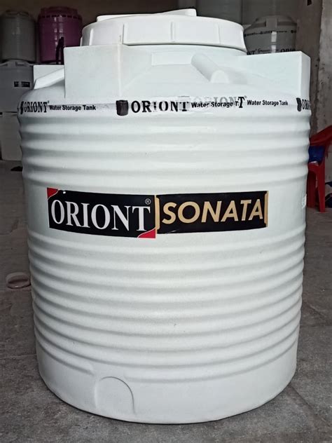 Lldpe White Oriont Sonata Six Later Double Puff Water Storage Tank