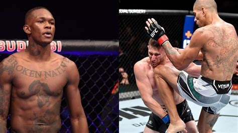 UFC News - Israel Adesanya reacts to kickboxing rival Alex Pereira's ...