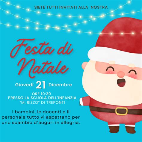 Invito Saluto Di Natale Scuola Dellinfanzia Istituto Comprensivo