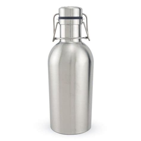 Double Walled Stainless Steel Swing Top Growlette Beer Growler Vacuum