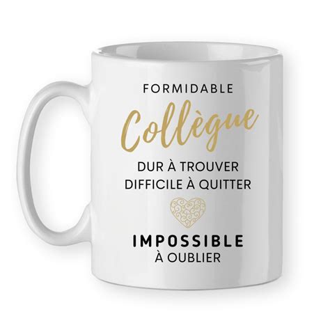 Mug Formidable Coll Gue Impossible Oublier Ou Formidable Pr Nom