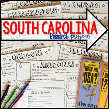 My State Research Project SOUTH CAROLINA By Mrs Sol TPT