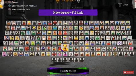 Full character grid for the upcoming DC Villains Lego game : DCcomics