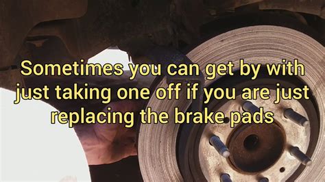 Replacing Ford F Brake Pads And Rotors