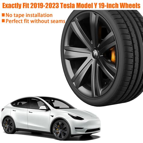 POSWIS Tesla Model Y Wheel Covers 19 Inch Hubcaps Fit Tesla Model Y