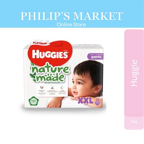 Huggies Platinum Naturemade Pants Xxl Pullup Pants 26s Baby Diaper