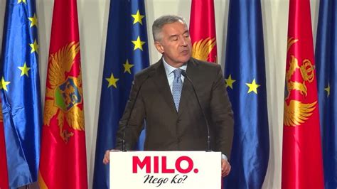 Video Montenegros pro westlicher Präsident Djukanovic stellt sich der