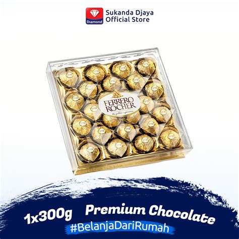 Ferrero Rocher Premium Chocolate 24 Pcs 300 G Shopee Indonesia