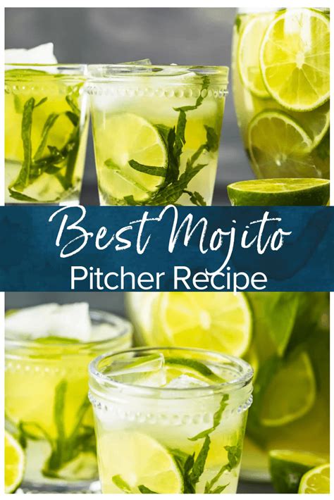 Mojito Pitcher Recipe Best Mojitos For A Crowd Video Artofit