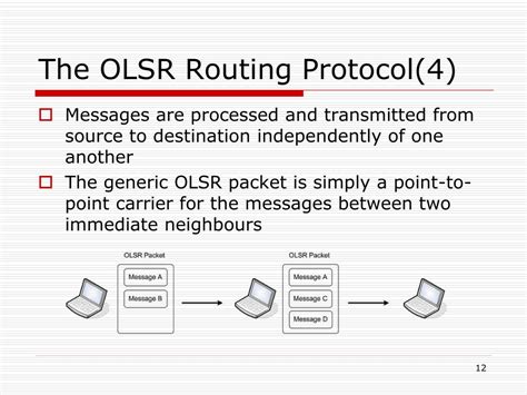 Ppt Security For The Optimized Link State Routing Protocol For