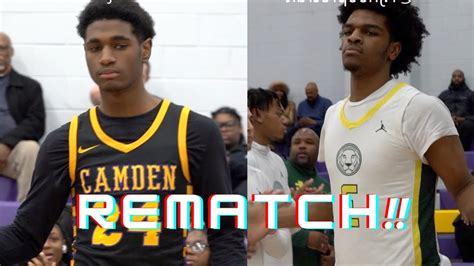 THE REMATCH Camden Vs Roselle Catholic Alijah Curry Billy Richmond