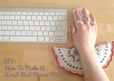 Vivid Please Diy How To Make A Wrist Rest Mouse Matt Wrist Rest