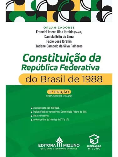 Constituição Federal De 1988 2ª Edição 2024 Atualizada Até A Ec