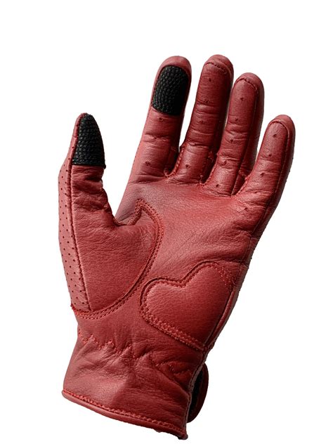 Beetle Summer Leather Motorcycle Gloves Libertamoto