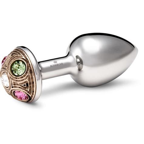 Plug anal Strassbud Cristal Gamme Luxe Taille M Ø 30 mm Cristal Ø 8mm