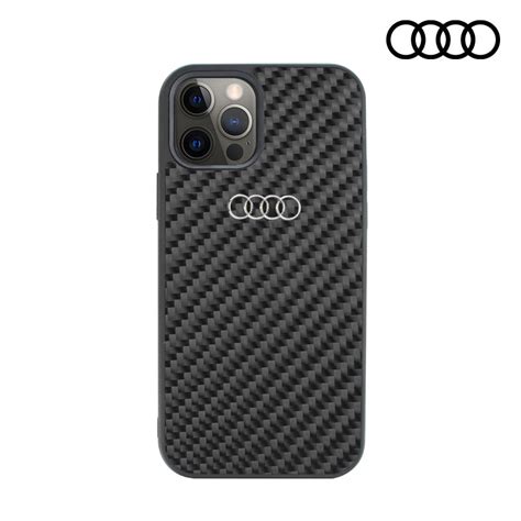 Audi Carbon Fiber Phone Case Cover Armor King Case