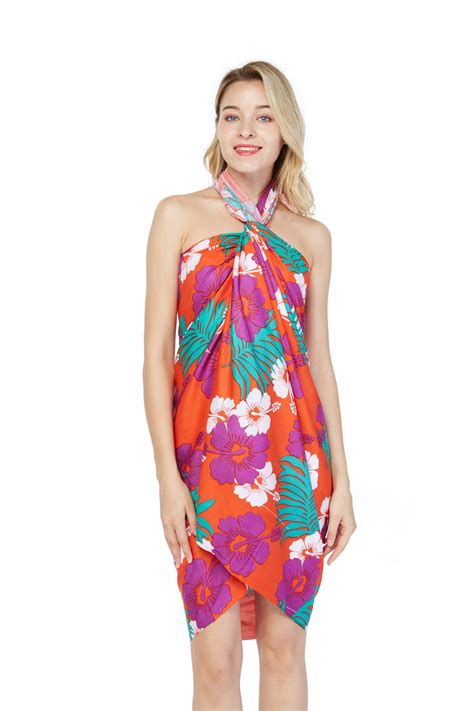 Hawaii Hangover Hawaii Sarong Dress Swim Cover Up Beach Wear In