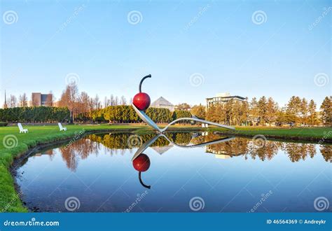 The Spoonbridge And Cherry At The Minneapolis Sculpture Garden