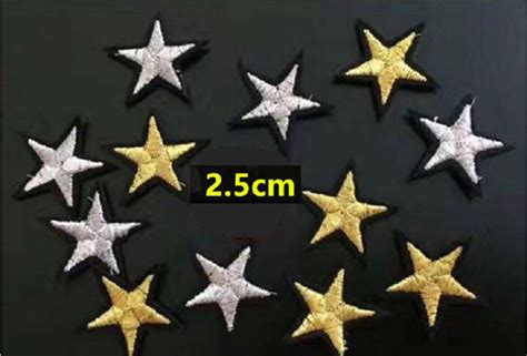 Estrelas Douradas Aplique Termocolante Patch Cm Elo