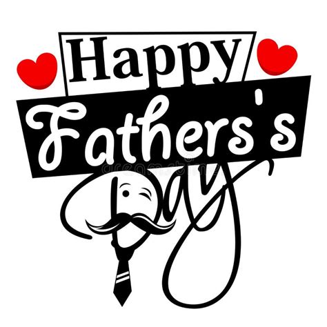 Happy Fathers Day Greeting Card Stock Illustrations 14651 Happy