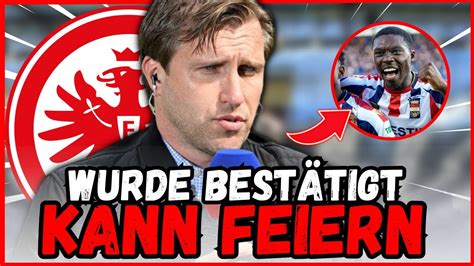 Frankfurt Überraschende Schlagzeile Tolle Neuigkeiten Eintracht